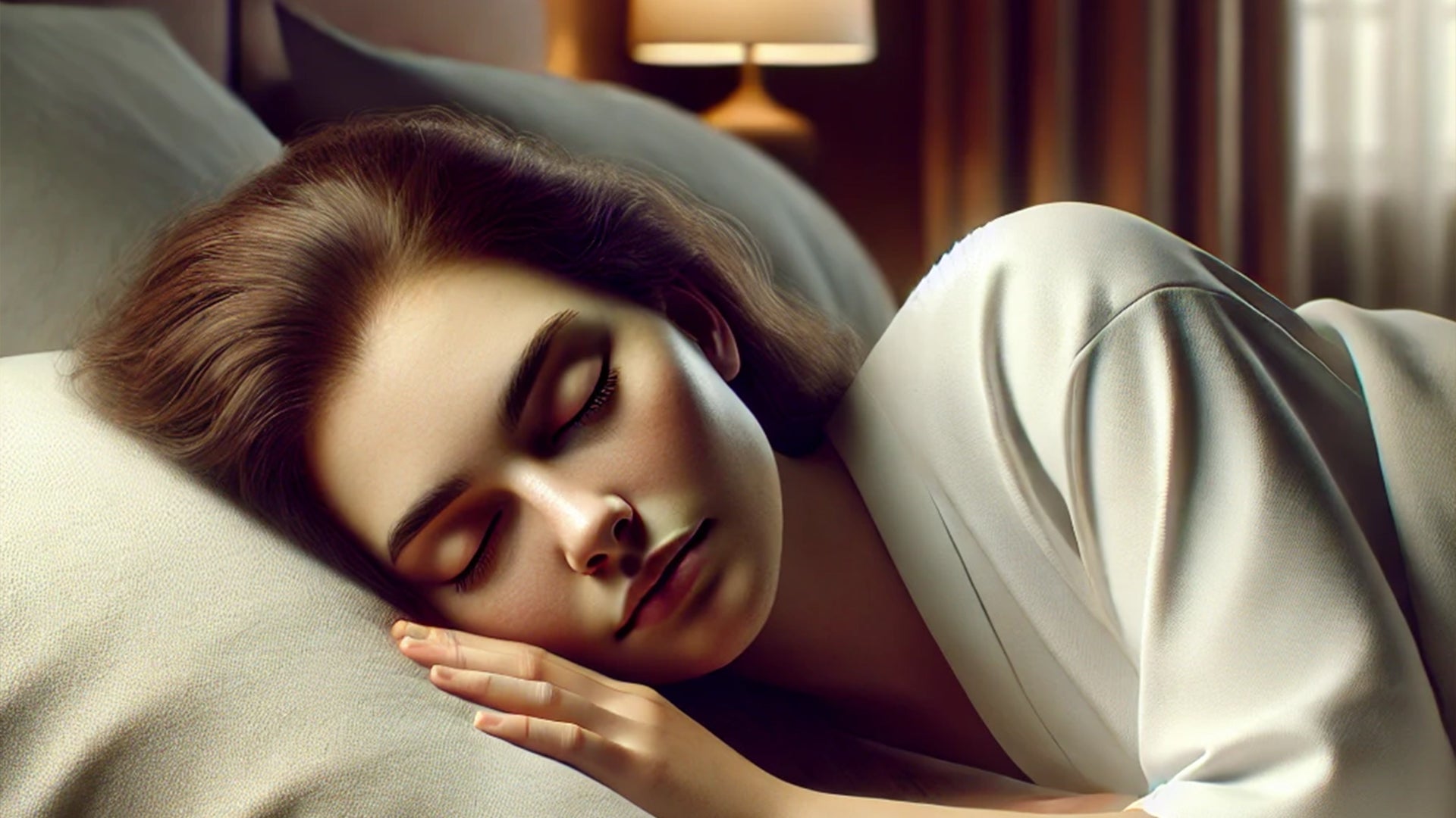 Femme dormant paisiblement 